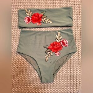 High waist bikini set